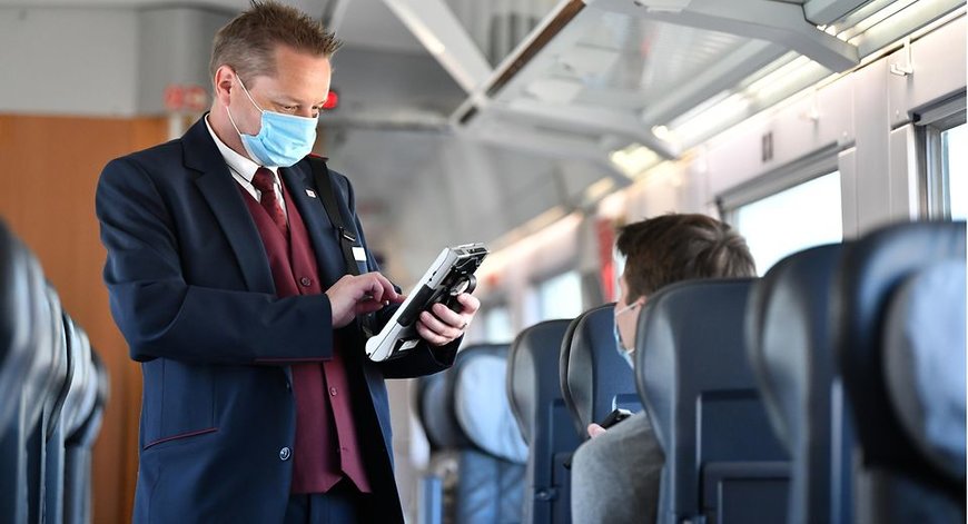 Deutsche Bahn verstärkt Prävention und Kontrollen zur Einhaltung der Maskenpflicht in Zügen